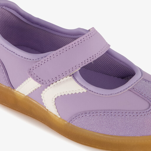 Meisjes ballerina sneakers lila
