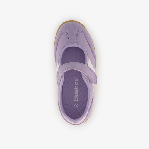 Meisjes ballerina sneakers lila