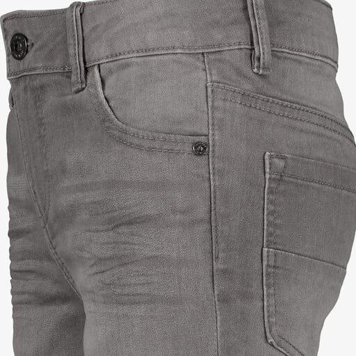 Jongens denim short medium blauw