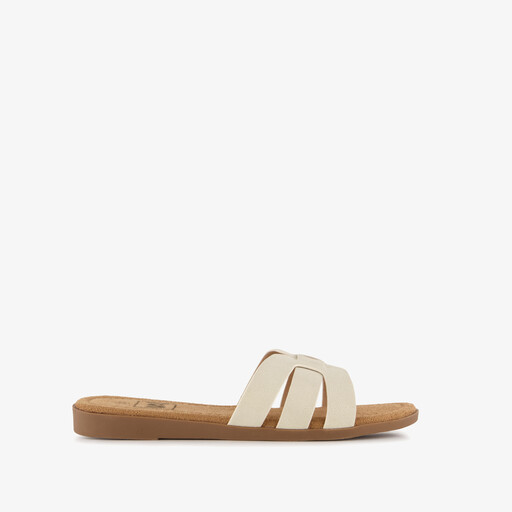 Dames slippers beige