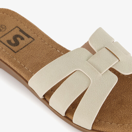 Dames slippers beige