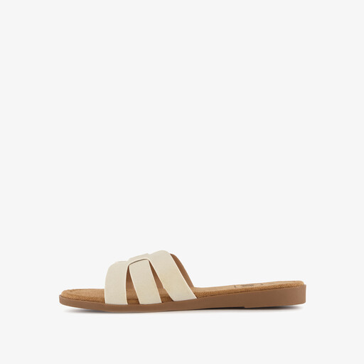 Dames slippers beige