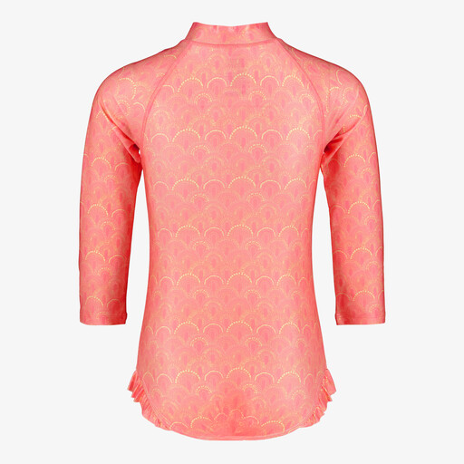Meisjes UV badpak driekwart mouwen roze