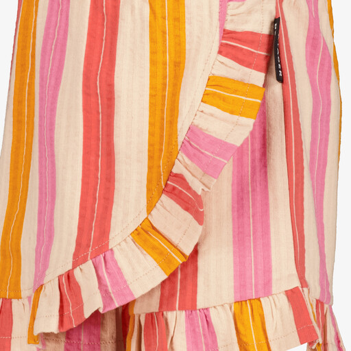 Meisjes overslag rok gestreept