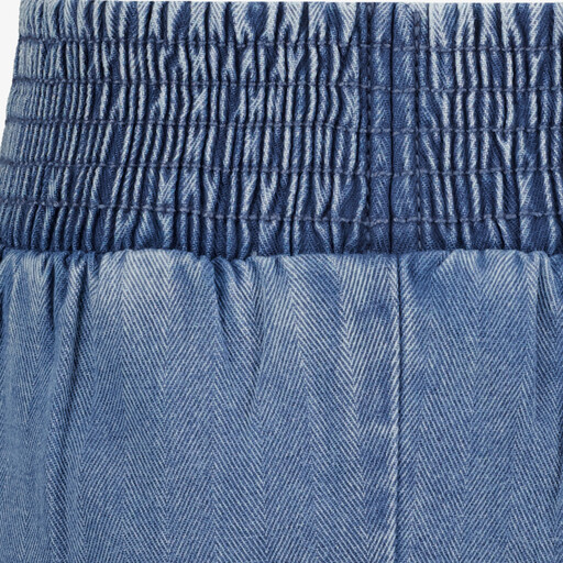 Meisjes denim short blauw