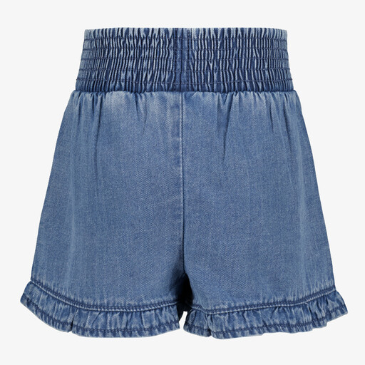 Meisjes denim short blauw
