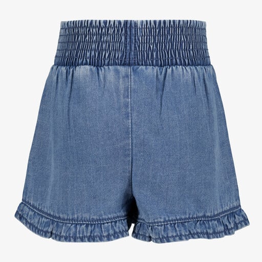 Meisjes denim short blauw