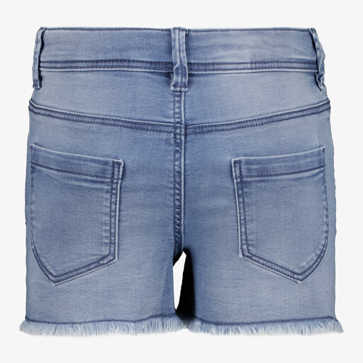 Meisjes denim short lichtblauw