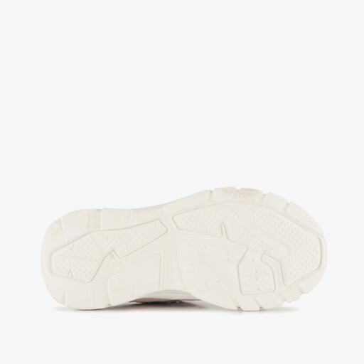 Meisjes sneakers met panterprint details pastel
