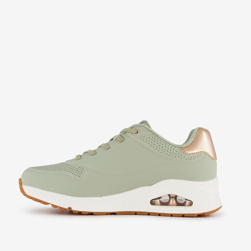 Uno-Shimmer Away dames sneakers groen