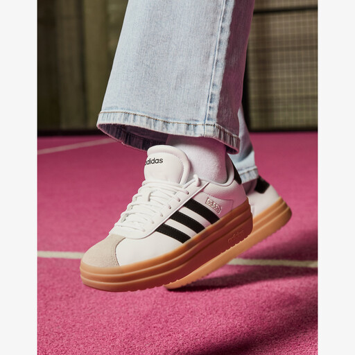 VL Court Bold dames sneakers wit zwart