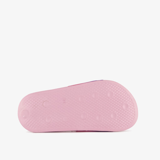 Roze meisjes badslippers met axolotl