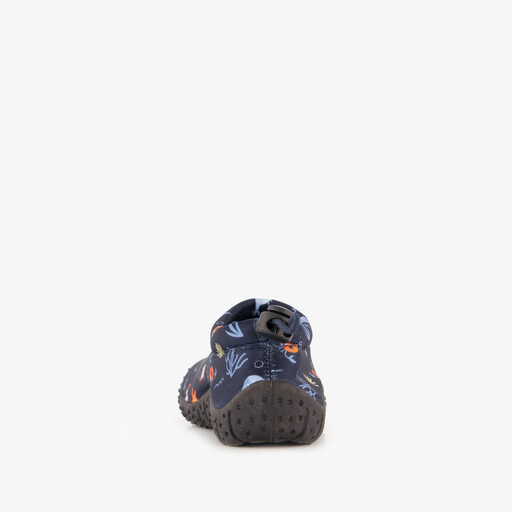 Kinder waterschoenen met zeedierenprint blauw