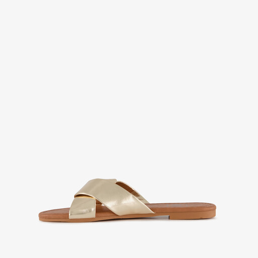 Dames slippers goud