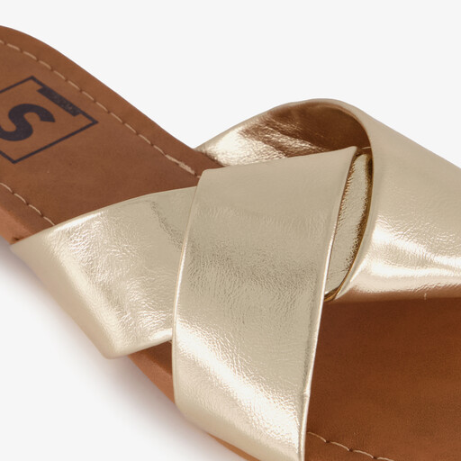 Dames slippers goud