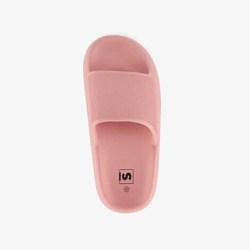 Dames badslippers lichtroze