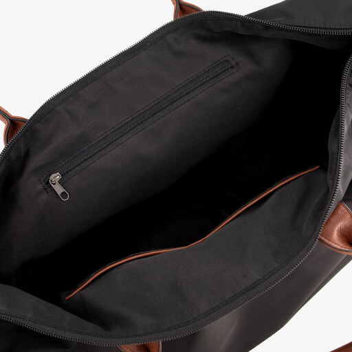 Dames shopper zwart bruin