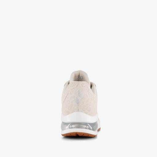 Uno 2 dames sneakers met panterprint en airzool beige