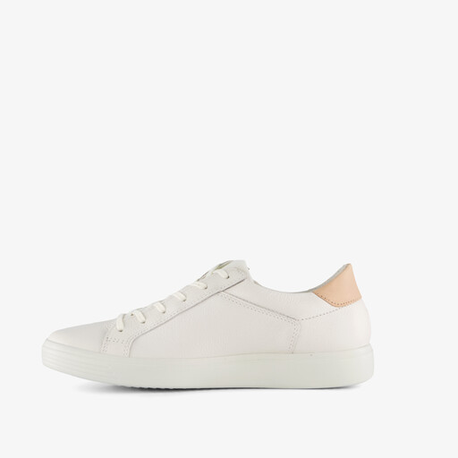 ECCO Classic suede dames sneakers wit