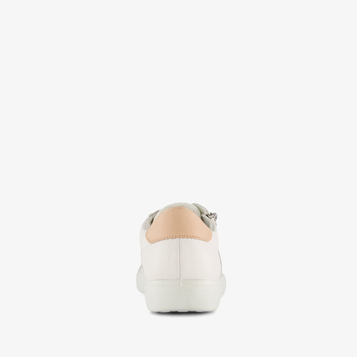 ECCO Classic suede dames sneakers wit