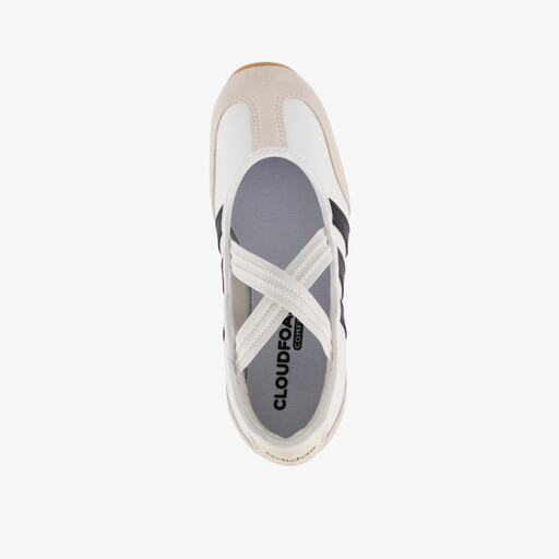 Barreda Mary Jane dames ballerina sneakers wit