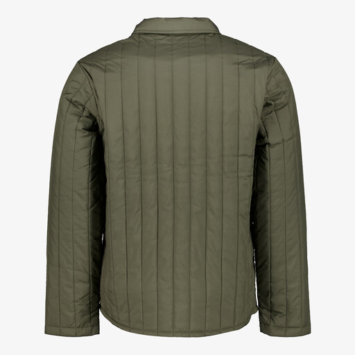 Heren jas olijfgroen