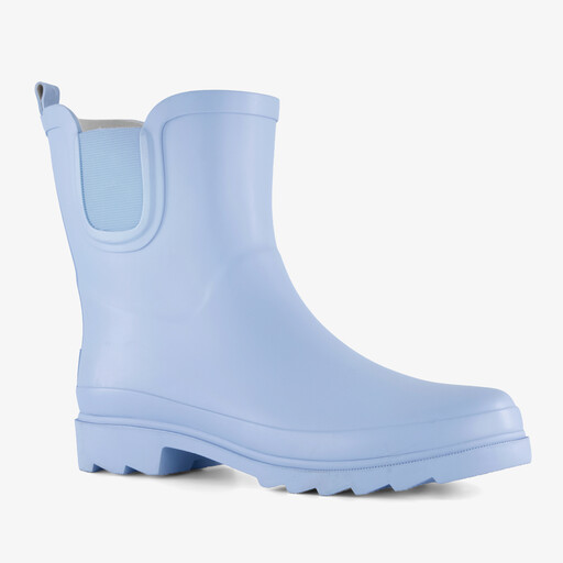 Korte kinder regenlaarzen ijsblauw