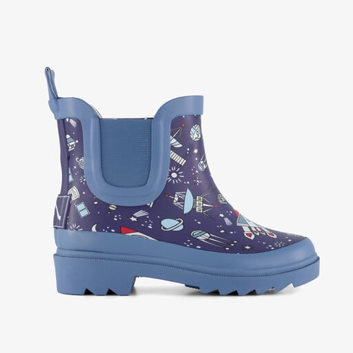 Korte kinder regenlaarzen astronauten