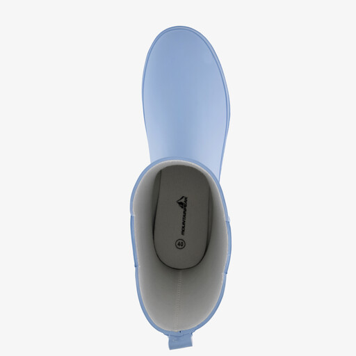 Korte kinder regenlaarzen ijsblauw