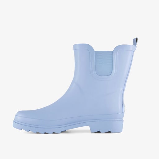 Korte kinder regenlaarzen ijsblauw