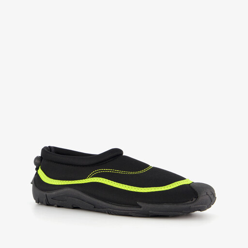 Waterschoenen met aantrekkoord zwart geel