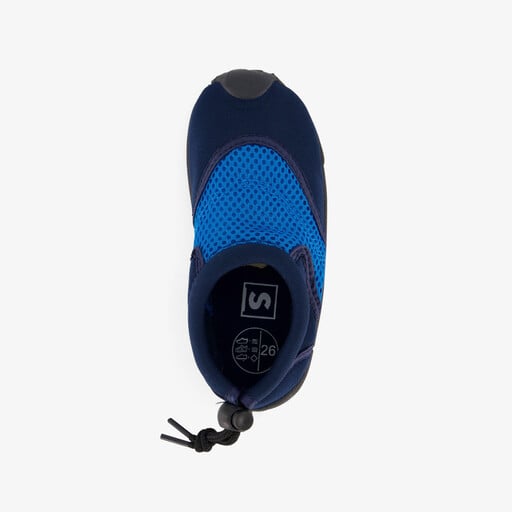Kinder waterschoenen met aantrekkoord blauw