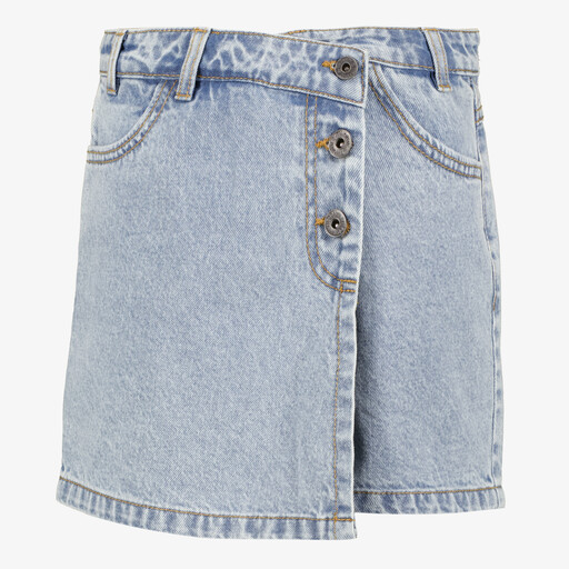 Denim meisjes skort lichtblauw