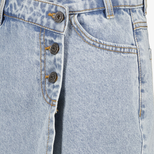 Denim meisjes skort lichtblauw