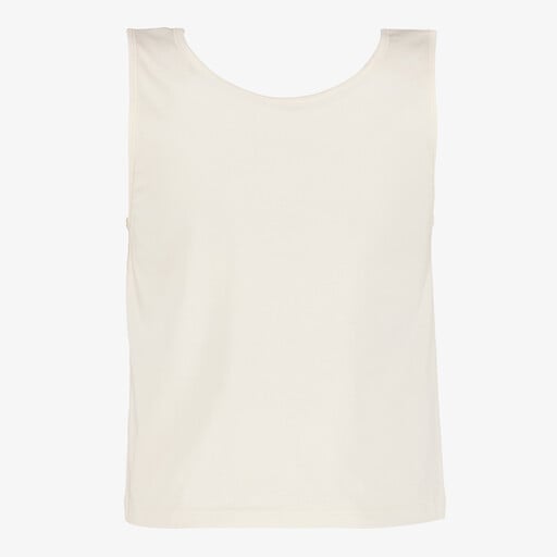 Name It cropped meisjes top met opdruk wit
