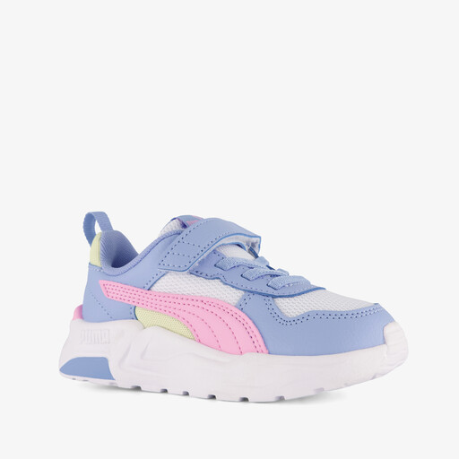 Trinity 2 LT AC+ kinder sneakers lichtblauw roze