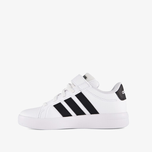 Grand Court 3.0 kinder sneakers wit zwart