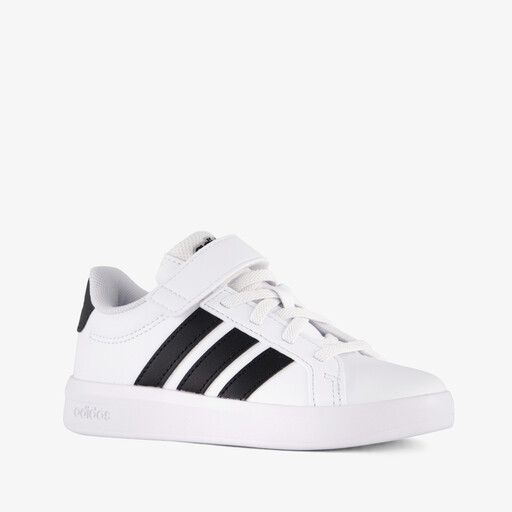 Grand Court 3.0 kinder sneakers wit zwart