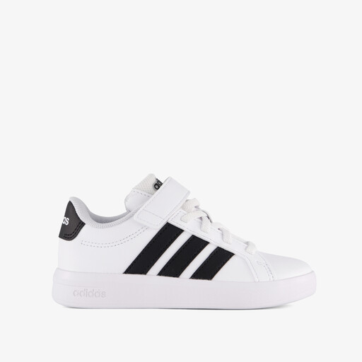 Grand Court 3.0 kinder sneakers wit zwart