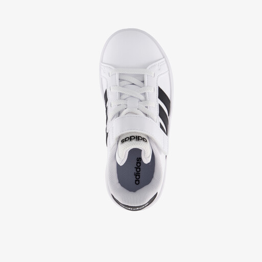 Grand Court 3.0 kinder sneakers wit zwart