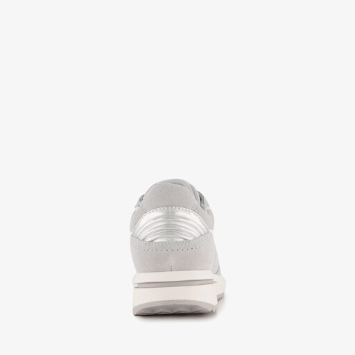 Suède dames sneakers blauw