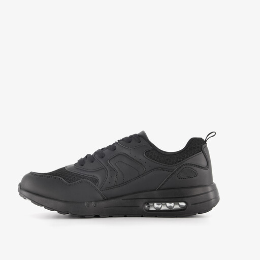 Heren sneakers met airzool zwart