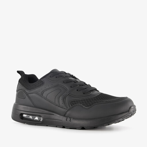 Heren sneakers met airzool zwart