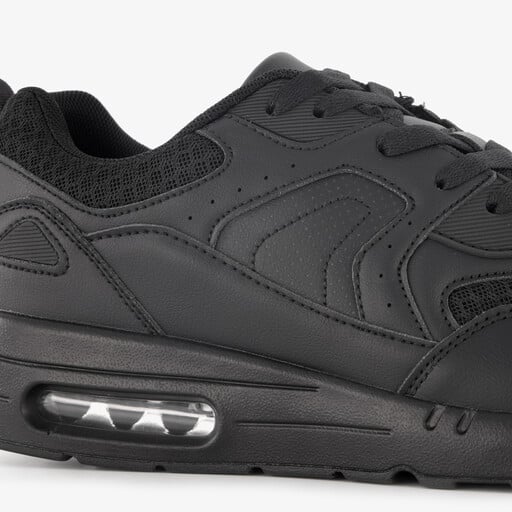 Heren sneakers met airzool zwart