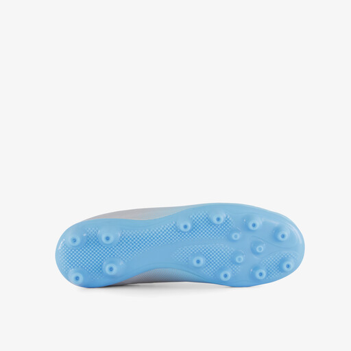FG kinder voetbalschoenen zilver blauw