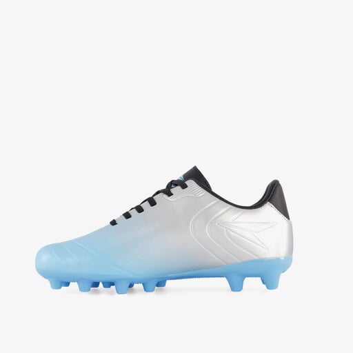 FG kinder voetbalschoenen zilver blauw