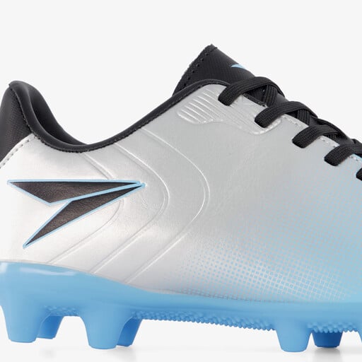 FG kinder voetbalschoenen zilver blauw