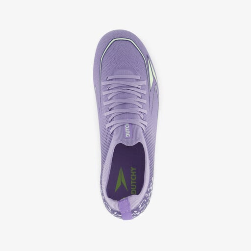 FG kinder voetbalschoenen paars groen