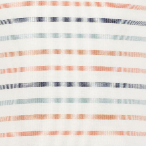 Gestreept jongens T-shirt wit pastel