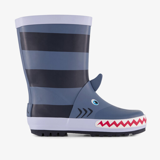 Kinder regenlaarzen met haaienkop